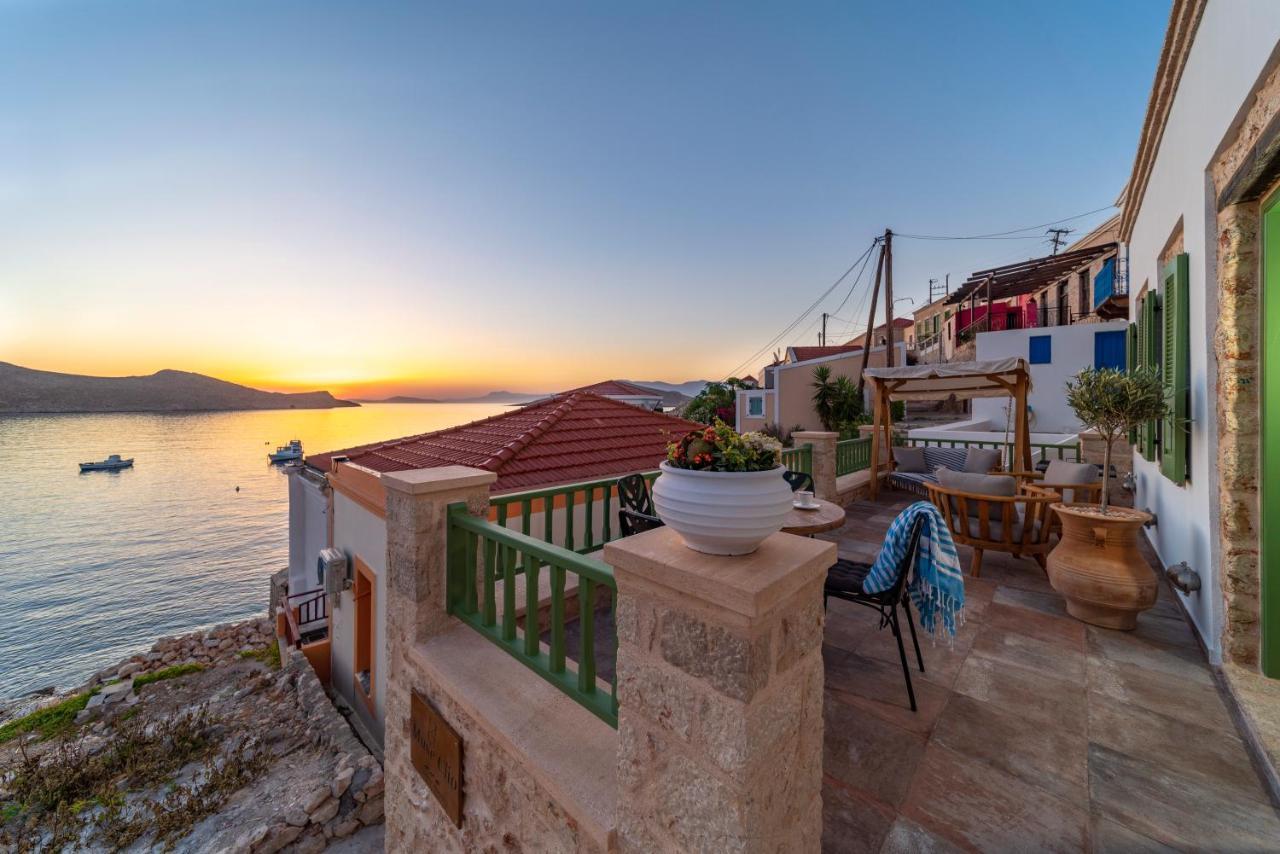 Villa Muse Clio Chalki Town Esterno foto