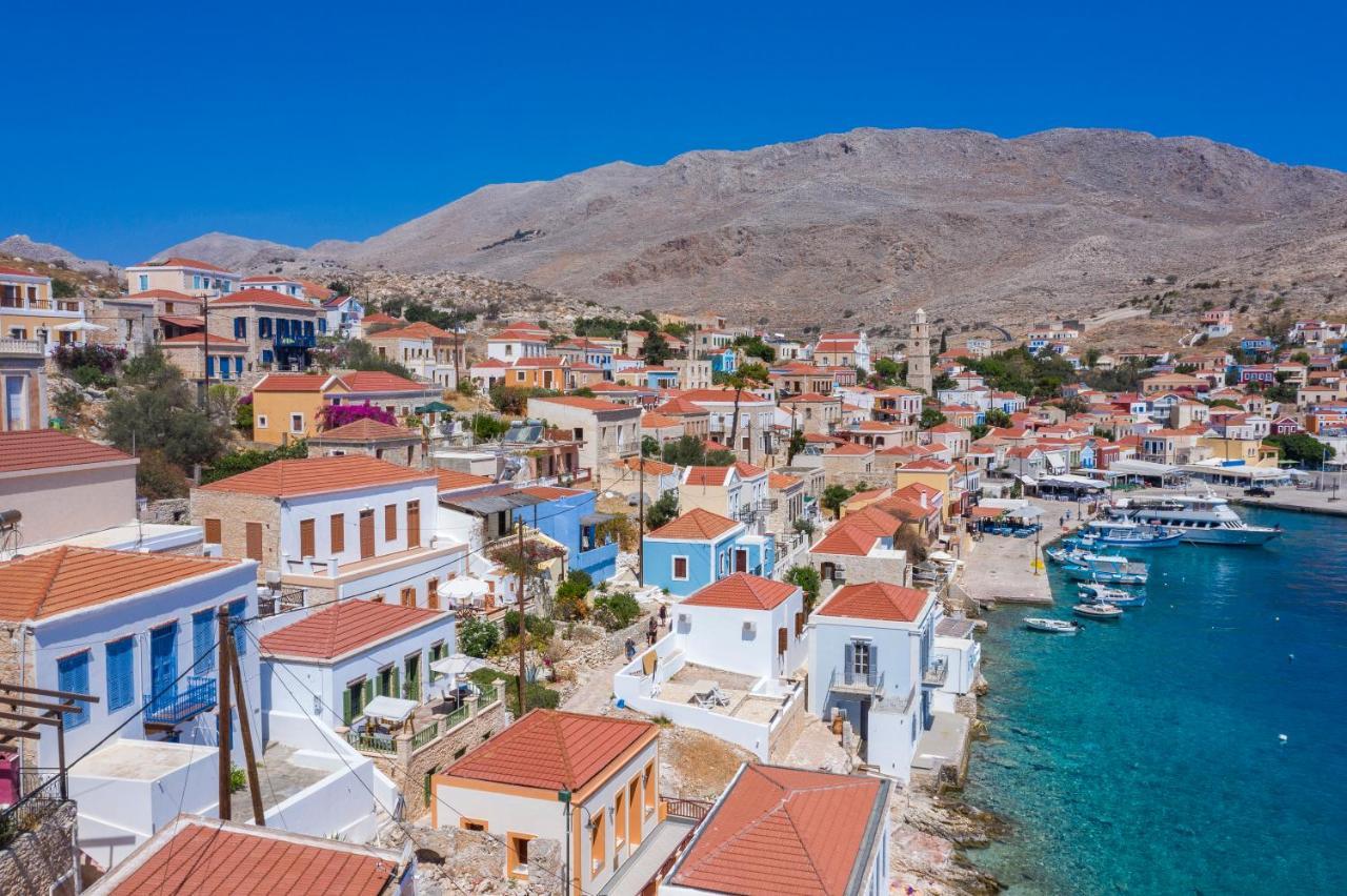 Villa Muse Clio Chalki Town Esterno foto