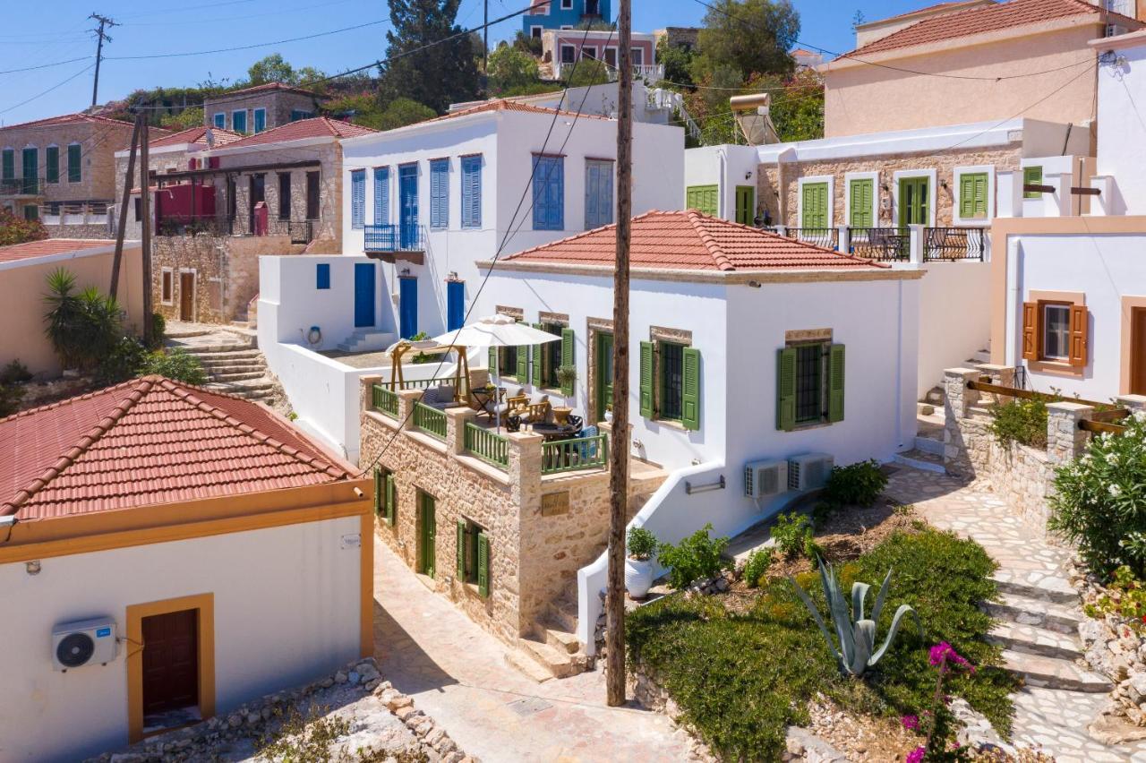 Villa Muse Clio Chalki Town Esterno foto